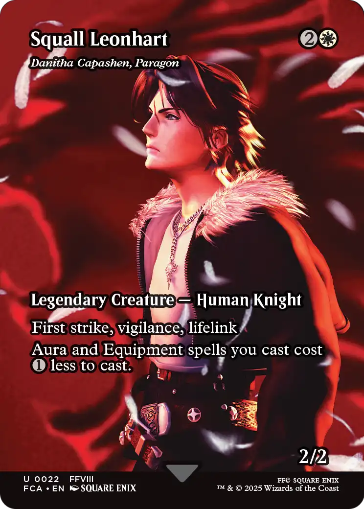 Squall Leonhart - Danitha Capashen, Paragon (Showcase) (FCA-022) (Borderless) [FINAL FANTASY: Through the Ages] Foil