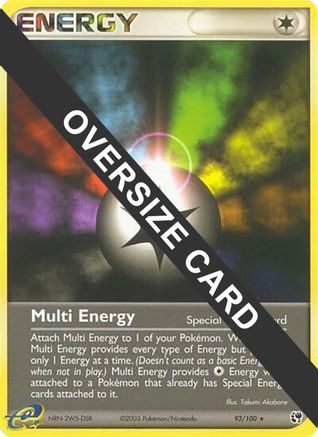 Multi Energy - 93/100 - Jumbo Cards Holofoil