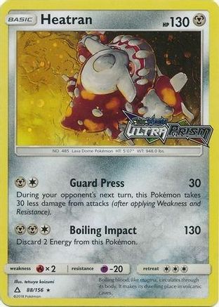 Heatran - 88/156 (Prerelease) - Alternate Art Promos Holofoil