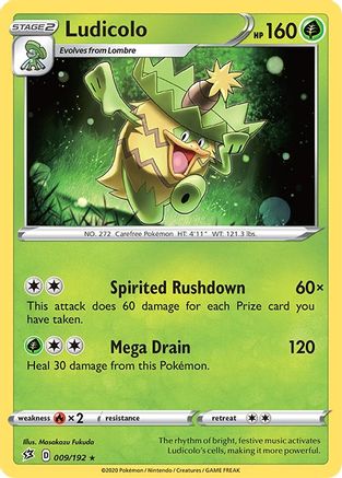Ludicolo 9/192 - SWSH02 Rebel Clash
