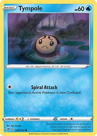 Tympole 44/192 - SWSH02 Rebel Clash Reverse Holofoil