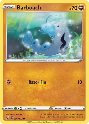 Barboach/192 - SWSH02 Rebel Clash