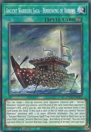 Ancient Warriors Saga - Borrowing of Arrows (ETCO-EN069) - Eternity Code 1st Edition
