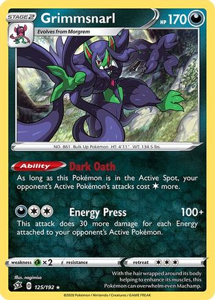 Grimmsnarl - 125/192 - Deck Exclusives