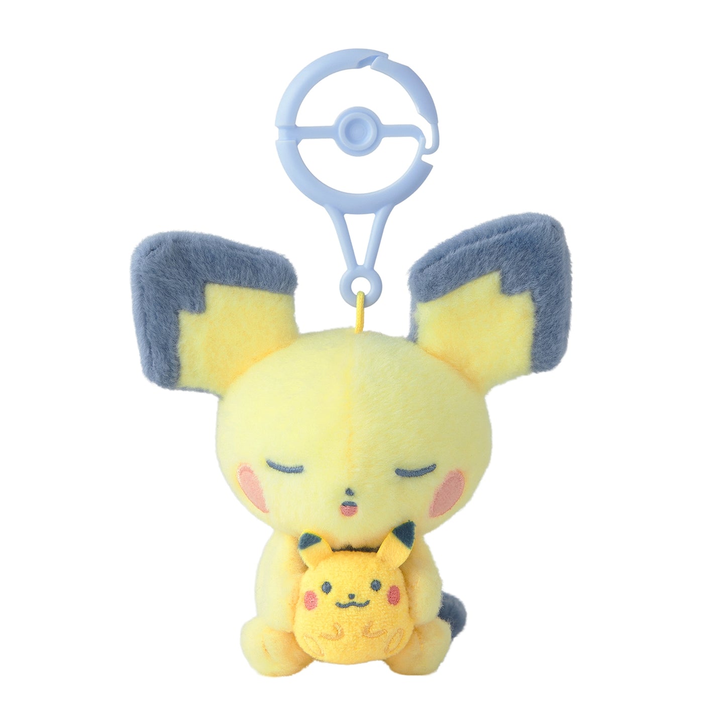 Little Daydream Collection Pichu & Pikachu Keychain (Pokemon Center Japan)