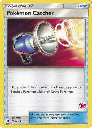 Pokemon Catcher - 126/149 (#54 Charizard Stamped) - Battle Academy