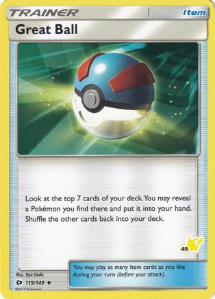 Great Ball - 119/149 (#49 Pikachu Stamped) - Battle Academy