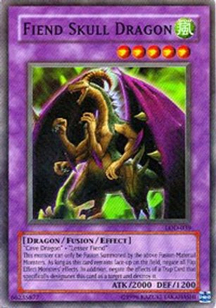 Fiend Skull Dragon (LOD-039) - Legacy of Darkness 1st Edition