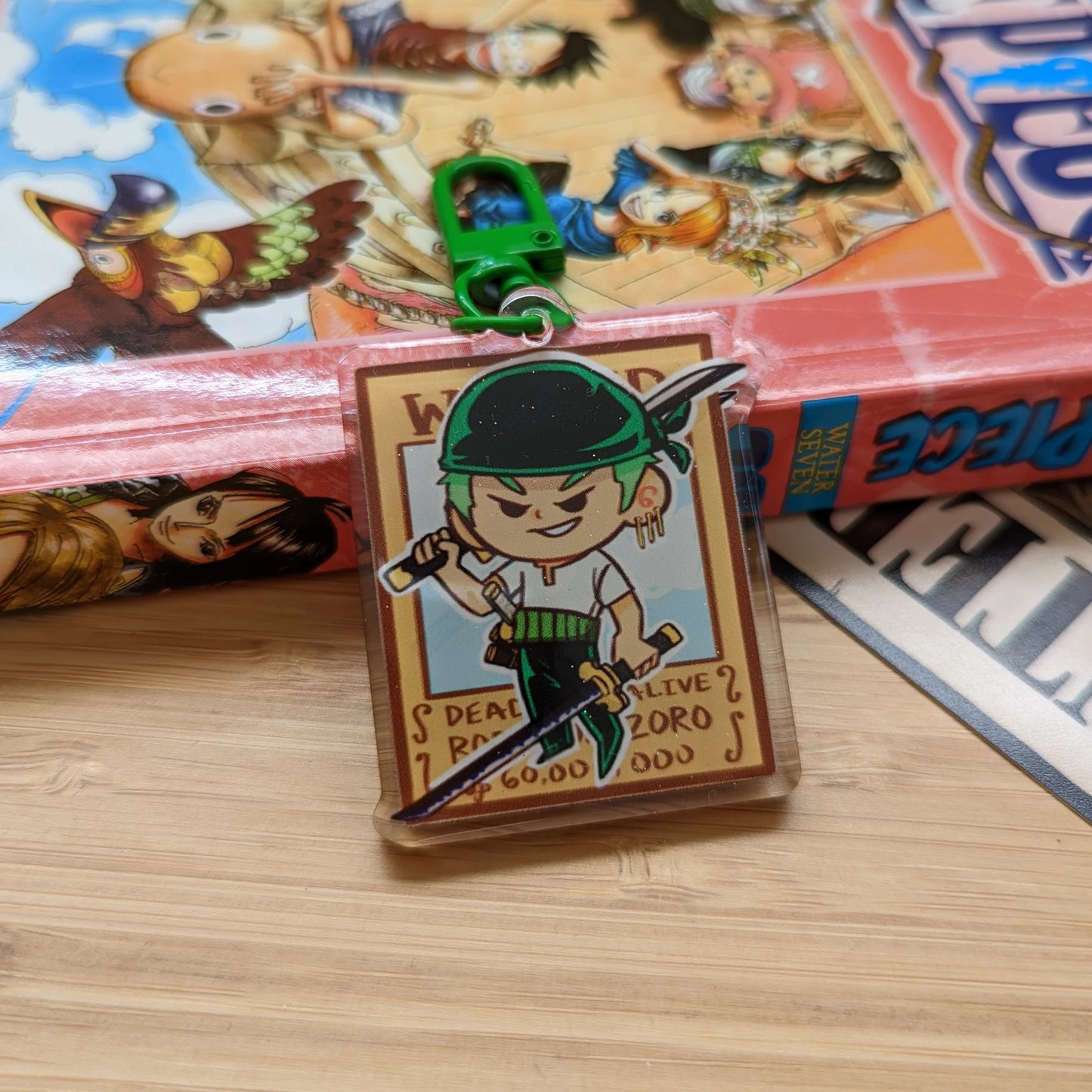Zoro Acrylic Keychain (Pixelized Panda)
