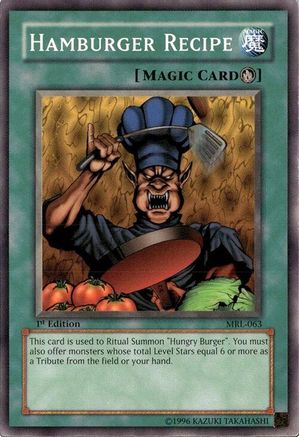 Hamburger Recipe (MRL-063) - Magic Ruler Unlimited