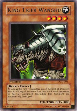 King Tiger Wanghu (PGD-004) - Pharaonic Guardian 1st Edition