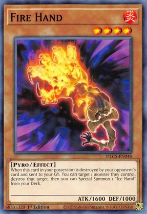 Fire Hand (DLCS-EN048) - Dragons of Legend: The Complete Series 1st Edition