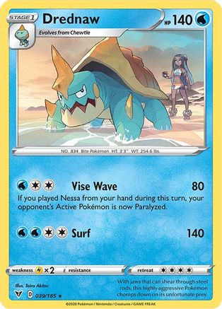 Drednaw 39/185 - SWSH04 Vivid Voltage
