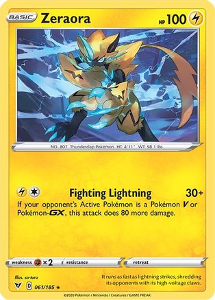 Zeraora 61/185 - SWSH04 Vivid Voltage