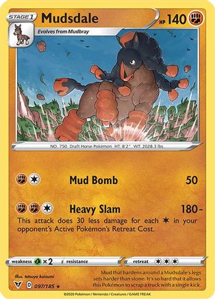 Mudsdale 97/185 - SWSH04 Vivid Voltage