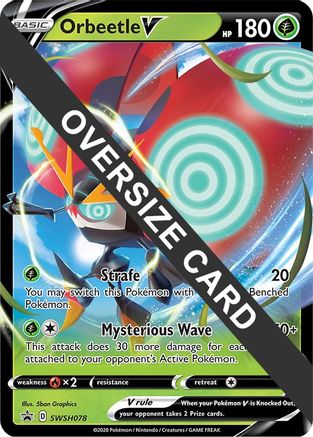 Orbeetle V - SWSH078 - Jumbo Cards Holofoil