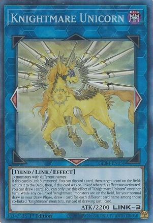 Knightmare Unicorn (CR) (GEIM-EN050) - Genesis Impact 1st Edition