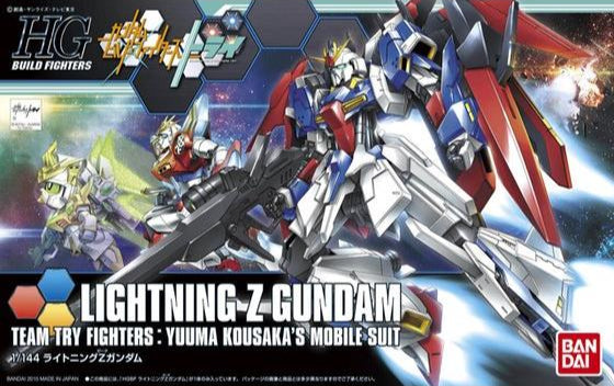 Bandai HGBF 1/144 MSZ-006LGT Lightning Zeta Gundam Model – Banana