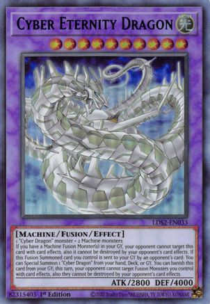 Cyber Eternity Dragon (Blue) (LDS2-EN033) - Legendary Duelists: Season 2 1st Edition