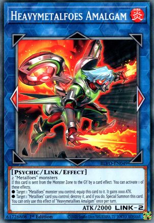 Heavymetalfoes Amalgam (BLVO-EN049) - Blazing Vortex 1st Edition