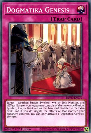 Dogmatika Genesis (BLVO-EN070) - Blazing Vortex 1st Edition