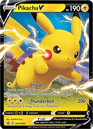 Pikachu V SWSH061/307 - SWSH Black Star Promos Holofoil