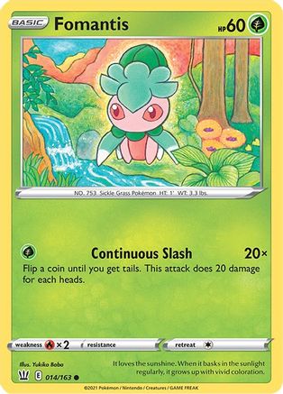 Fomantis 14/163 - SWSH05 Battle Styles
