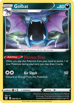Golbat 90/163 - SWSH05 Battle Styles Reverse Holofoil