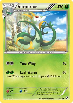 Serperior - 5/114 (Green Tornado Theme Deck Exclusive) - Deck Exclusives