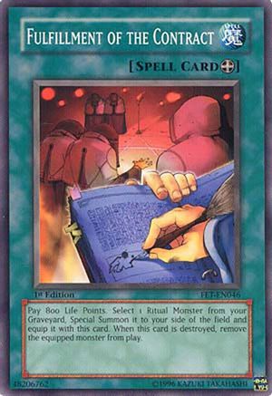 Fulfillment of the Contract (FET-EN046) - Flaming Eternity Unlimited