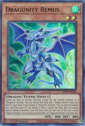 Dragunity Remus (GFTP-EN038) - Ghosts From the Past 1st Edition