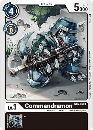 Commandramon (ST5-05) - Starter Deck 05: Machine Black
