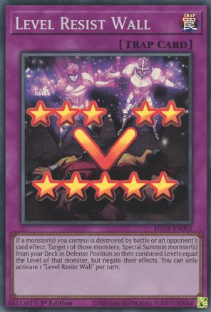 Level Resist Wall (EGO1-EN005) - Egyptian God Deck: Obelisk the Tormentor 1st Edition