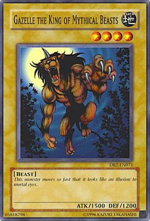 Gazelle the King of Mythical Beasts (DB2-EN071) - Dark Beginning 2 Unlimited