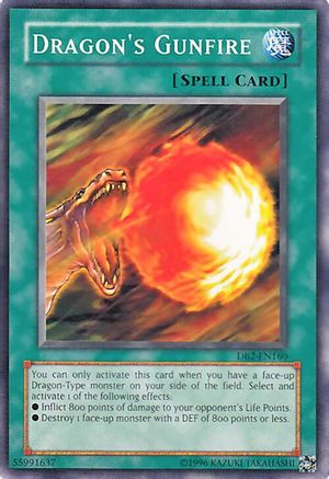 Dragon's Gunfire (DB2-EN160) - Dark Beginning 2 Unlimited