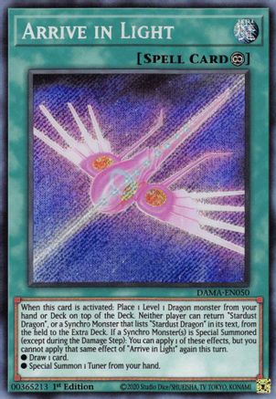 Arrive in Light (DAMA-EN050) - Dawn of Majesty 1st Edition