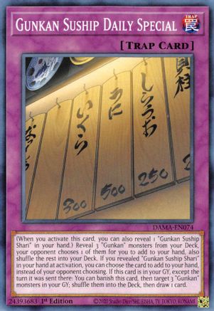 Gunkan Suship Daily Special (DAMA-EN074) - Dawn of Majesty 1st Edition