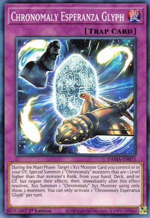 Chronomaly Esperanza Glyph (DAMA-EN075) - Dawn of Majesty 1st Edition