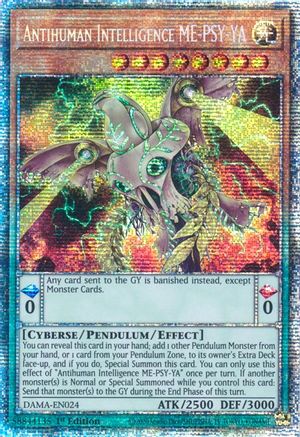 Antihuman Intelligence ME-PSY-YA (Starlight Rare) (DAMA-EN024) - Dawn of Majesty 1st Edition