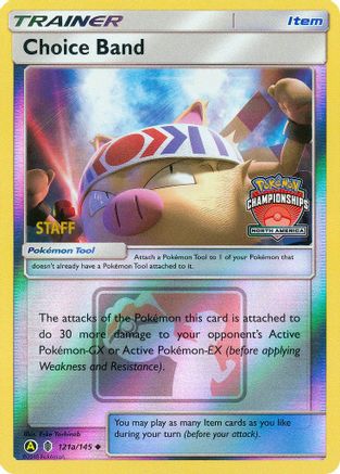 Choice Band - 121a/145 (North America Championships) [Staff] - League & Championship Cards Reverse Holofoil