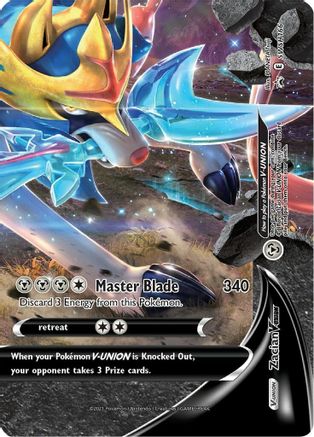 Zacian V-UNION - SWSH166/307 - SWSH Sword & Shield Promo Cards Holofoil