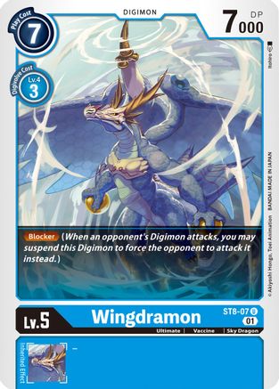Wingdramon (ST8-07) - Starter Deck 08: Ulforce Veedramon