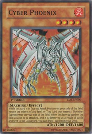 Cyber Phoenix (EOJ-EN009) - Enemy of Justice 1st Edition