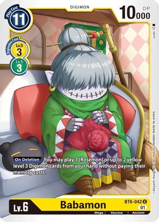 Babamon (BT6-042) - Double Diamond