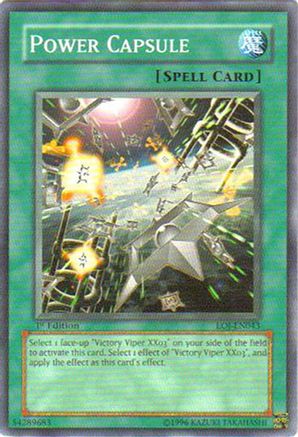 Power Capsule (EOJ-EN043) - Enemy of Justice 1st Edition