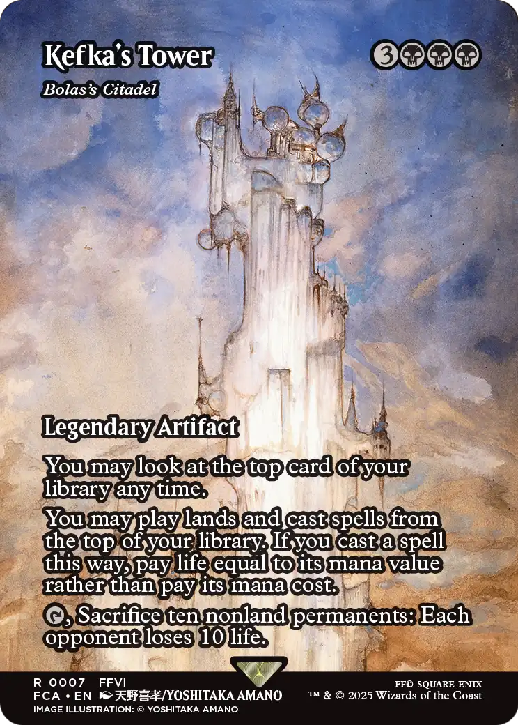 Kefka's Tower - Bolas's Citadel (Showcase) (FCA-007) (Borderless) [FINAL FANTASY: Through the Ages]