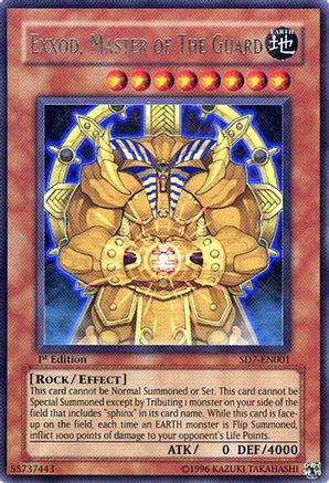 Exxod, Master of the Guard (SD7-EN001) - Structure Deck: Invincible Fortress 1st Edition