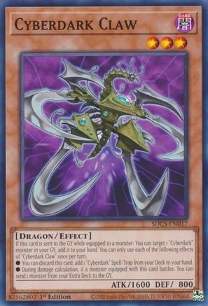 Cyberdark Claw (SDCS-EN017) - Structure Deck: Cyber Strike Unlimited