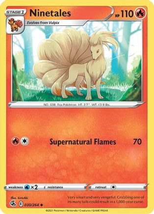 Ninetales (30) 30/264 - SWSH08 Fusion Strike