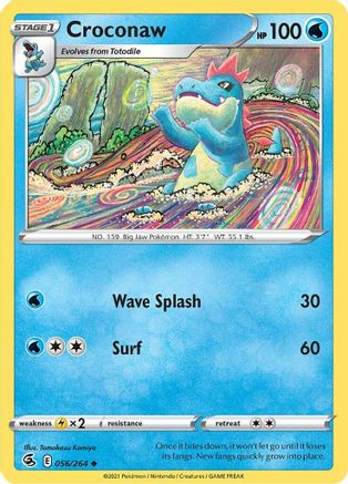 Croconaw 56/264 - SWSH08 Fusion Strike